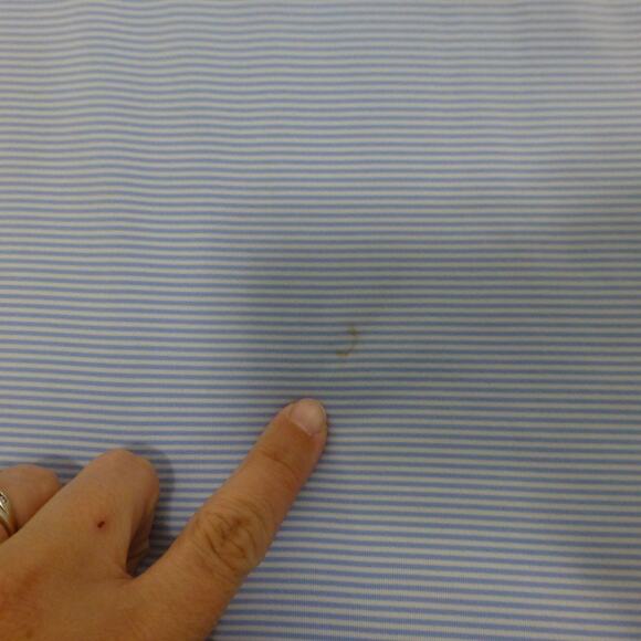 G/Fore Shirt Mens XXL Polo Golf Striped Blue Performance Golden Bear Club - Picture 5 of 12